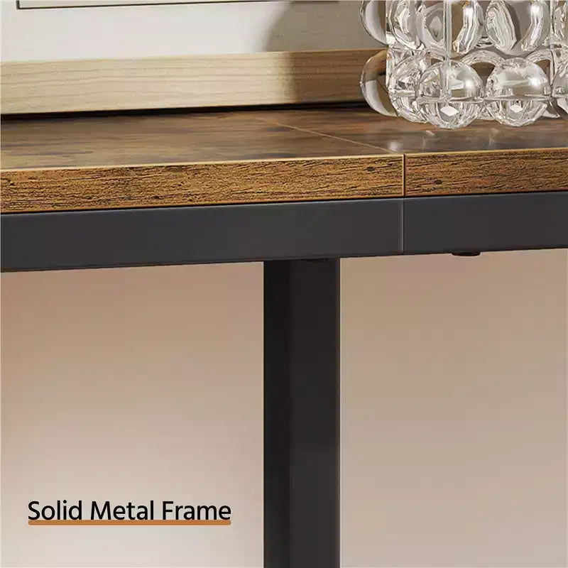 Modern 71in Extended Console Tabl for Hallway, Living Room