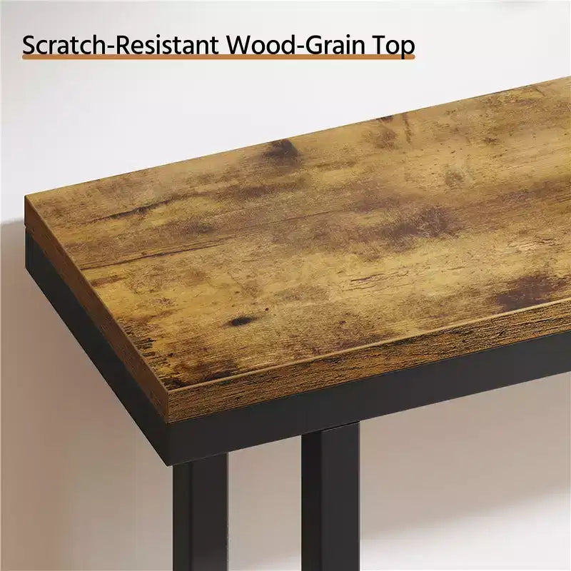 Modern 71in Extended Console Tabl for Hallway, Living Room