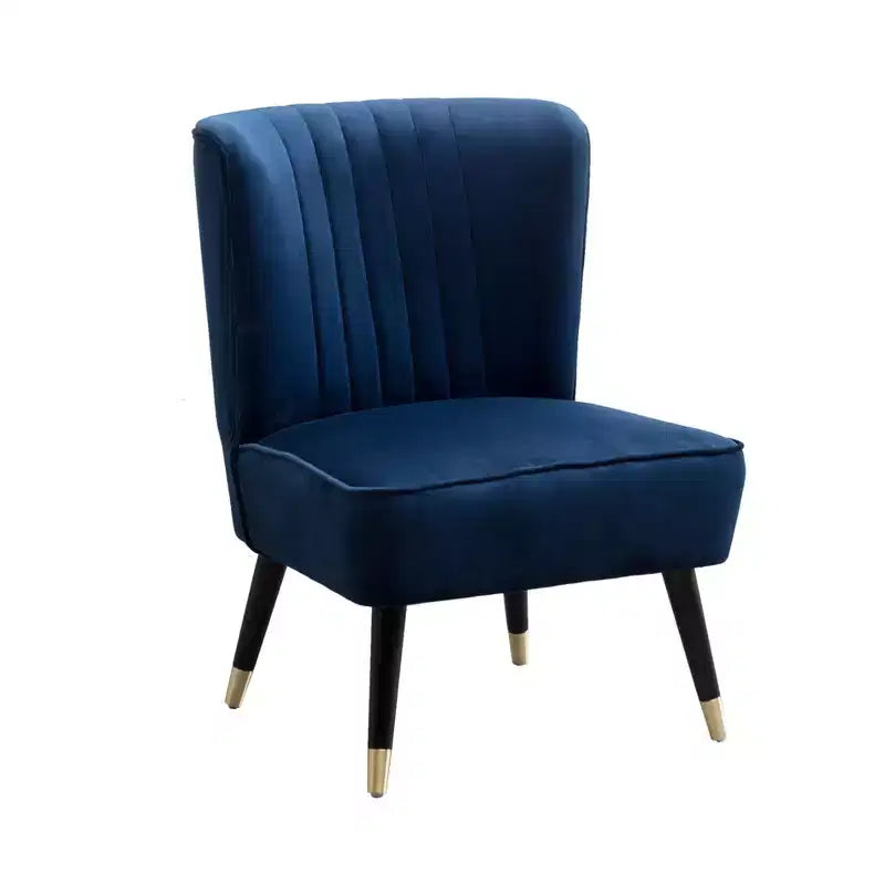 Poltrona moderna in velluto con rivestimento morbido e cuscini profondi, elegante con gambe in legno massello, per soggiorno e sala lettura
