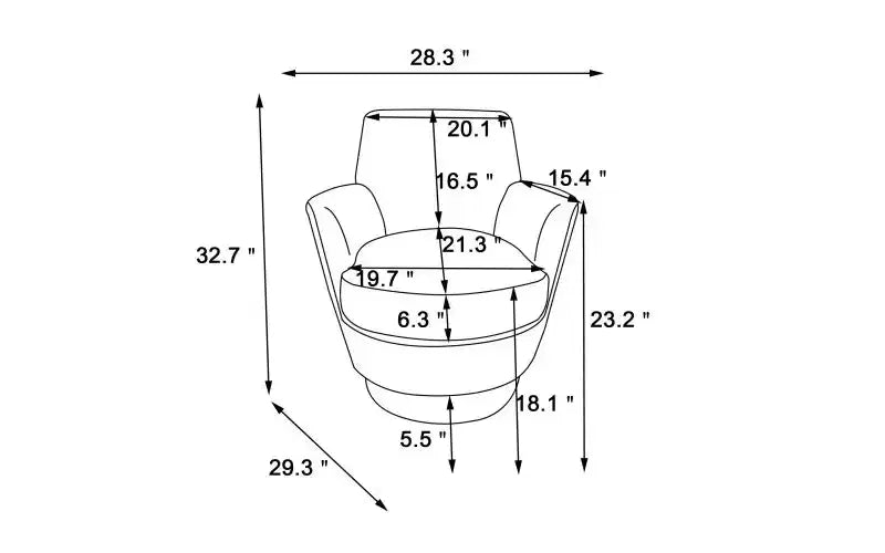 Luxury Velvet Swivel Barrel Chair,360 Silent Rotating Accent Chair with Golden Base for Living Room,Bedroom,Office