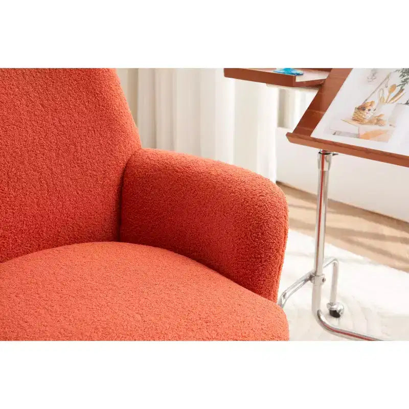 Luxury Velvet Swivel Barrel Chair,360 Silent Rotating Accent Chair with Golden Base for Living Room,Bedroom,Office