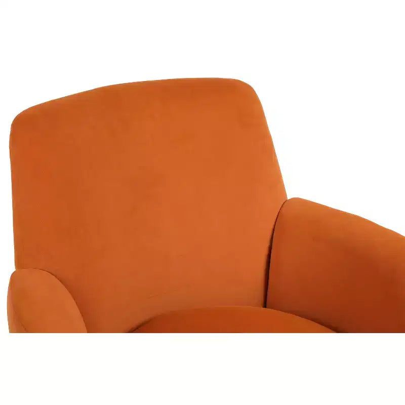 Luxury Velvet Swivel Barrel Chair,360 Silent Rotating Accent Chair with Golden Base for Living Room,Bedroom,Office