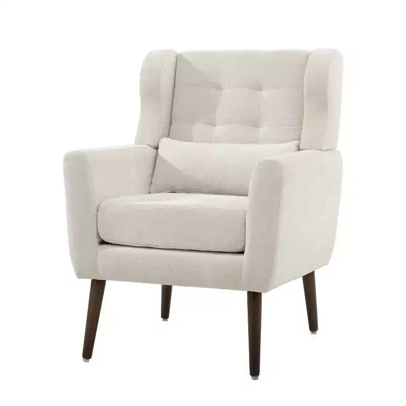 Poltrone decorative per camera da letto, in stile moderno metà secolo, in tessuto teddy, comode per leggere, con braccioli e seduta lounge
