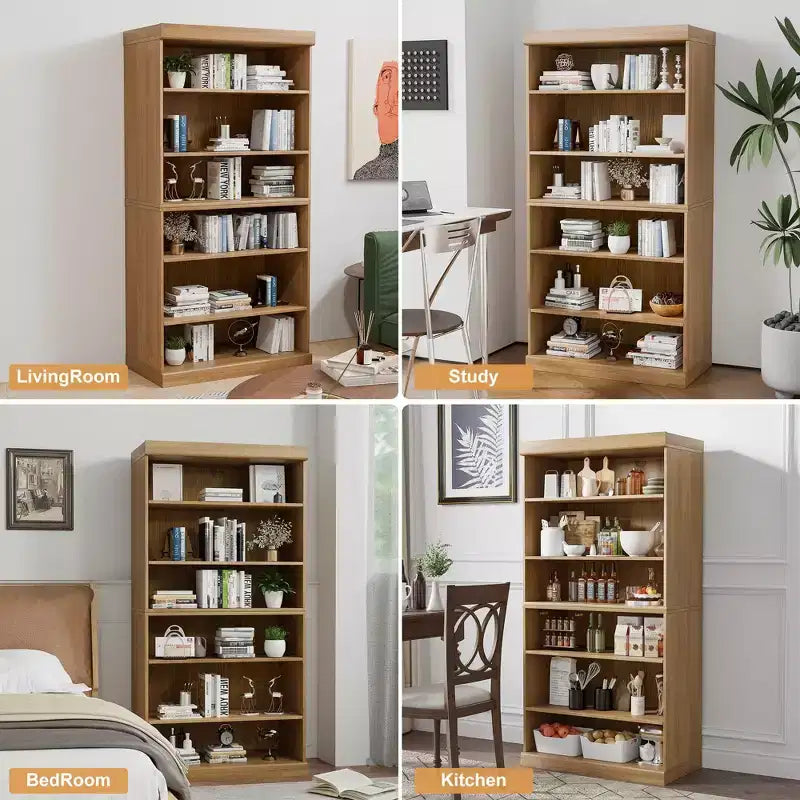 Credenza decorativa in legno 31*31*16, mobile organizer con ripiani regolabili per cucina, camera da letto, soggiorno e sala da pranzo