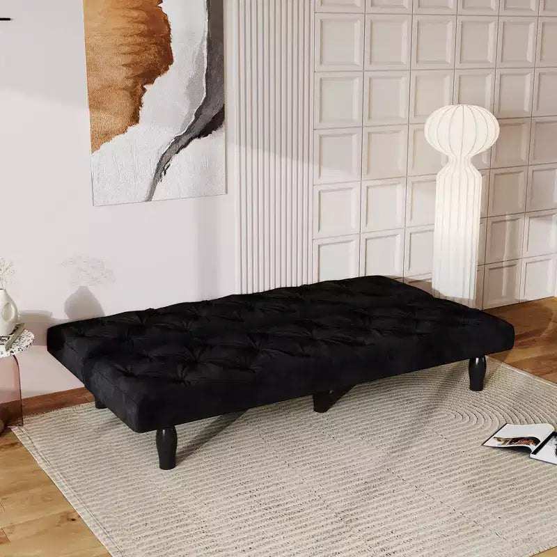 Aksamitna sofa rozkładana z regulowanym oparciem, szerokość 66, nowoczesna sofa z funkcją spania do salonu, sypialni, mieszkania i pokoju gościnnego