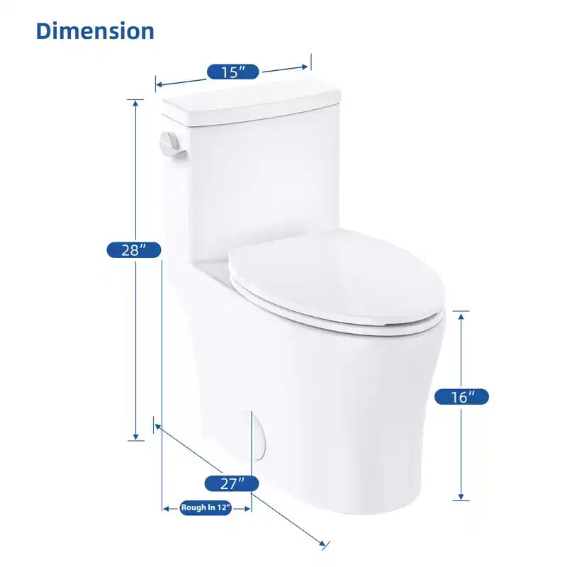 WC commerciale allungato doppio. Altezza comfort da 16 con sedile a chiusura ammortizzata. Bianco