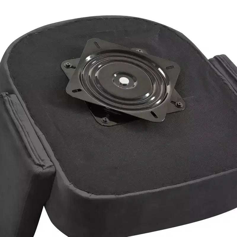 Poltrona girevole moderna decorativa, poltrona arrotondata rivestita in velluto con schienale aperto e braccioli, comoda per camera da letto e soggiorno