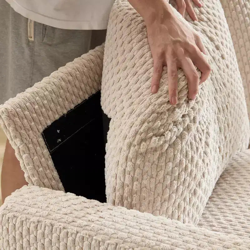 Divanetto a 2 posti comodo, largo 68', in stile metà secolo, con supporto a molle e struttura in legno massello, piccolo divano in velluto a coste