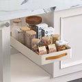 Slide Out Under Sink Cabinet Organizer, Stainless Steel Pull Out Shelves, Drainage Tray Rack, Pull Out Drawers for Kitchen Bathroom Pantry Cabinets