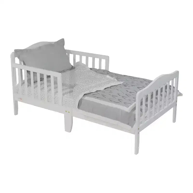 Letto moderno in legno per bambini piccoli con sponda di sicurezza